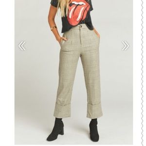 SHOW ME YOUR MUMU XL HUGO PANTS ~ CAMBRIDGE PLAID